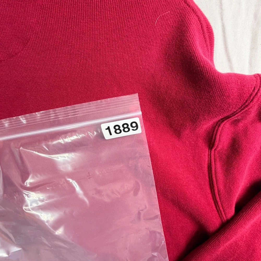 Polo Ralph Lauren Quarter Zip Pullover XXL Red Estate Rib Mock Neck Pony Logo